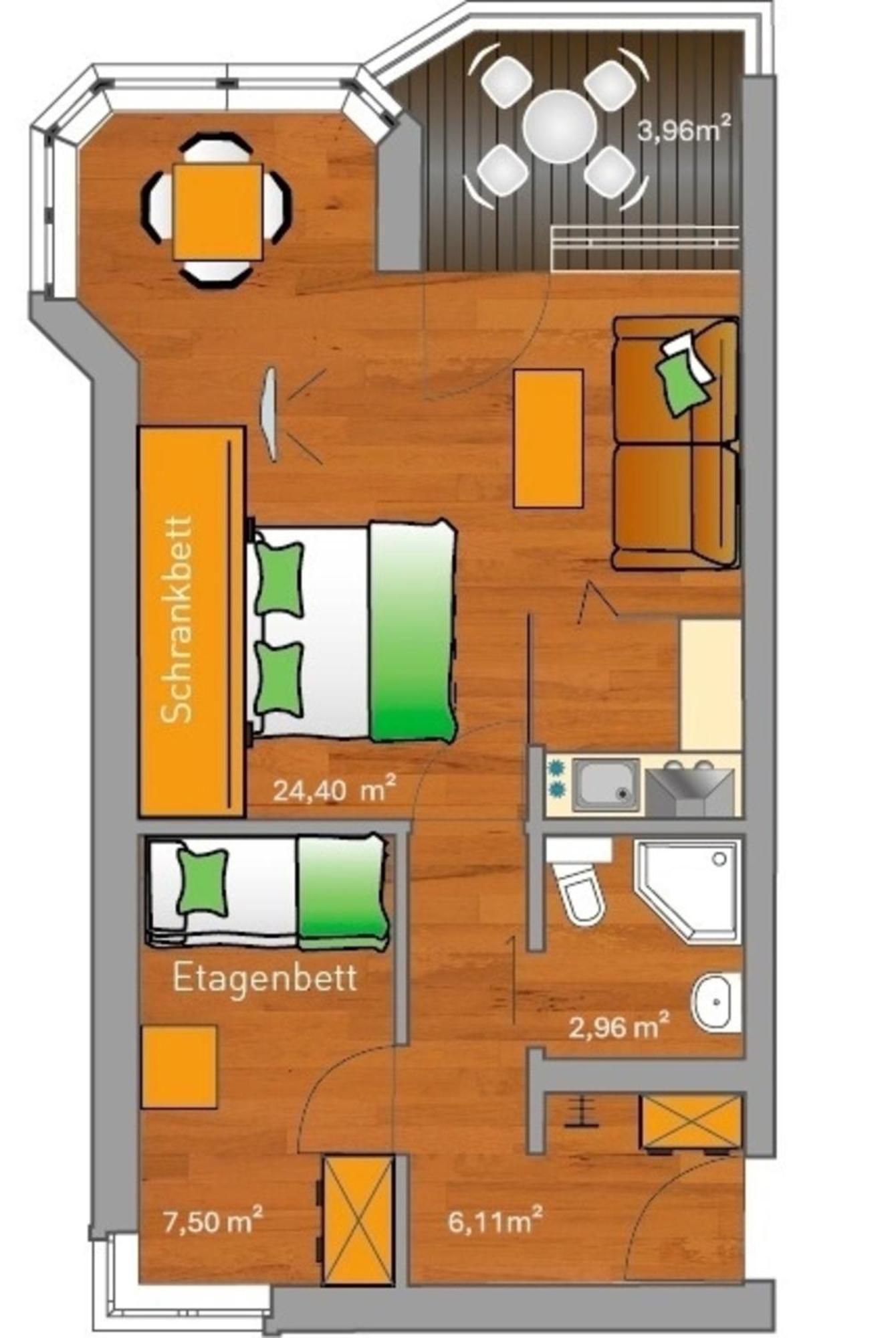 Ancora Marina Haus 1 Nr 03, Typ 1 Apartman Neustadt in Holstein Kültér fotó